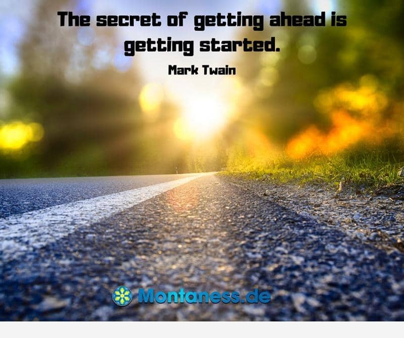 177-The secret of getting ahead is getting started